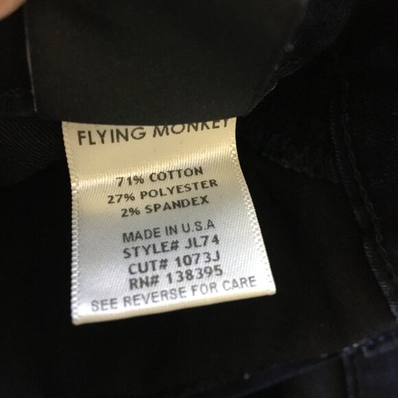 Flying Monkey Jean Womens Skinny Low-Rise Lightweight Size 29x27.5 Stretch Blue - Picture 10 of 11